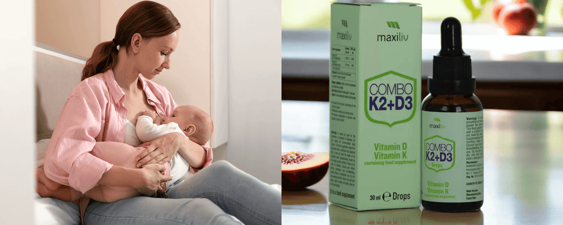 Combo D3 K2 for kids in breastfeeding and vitamins, what moms need to know.