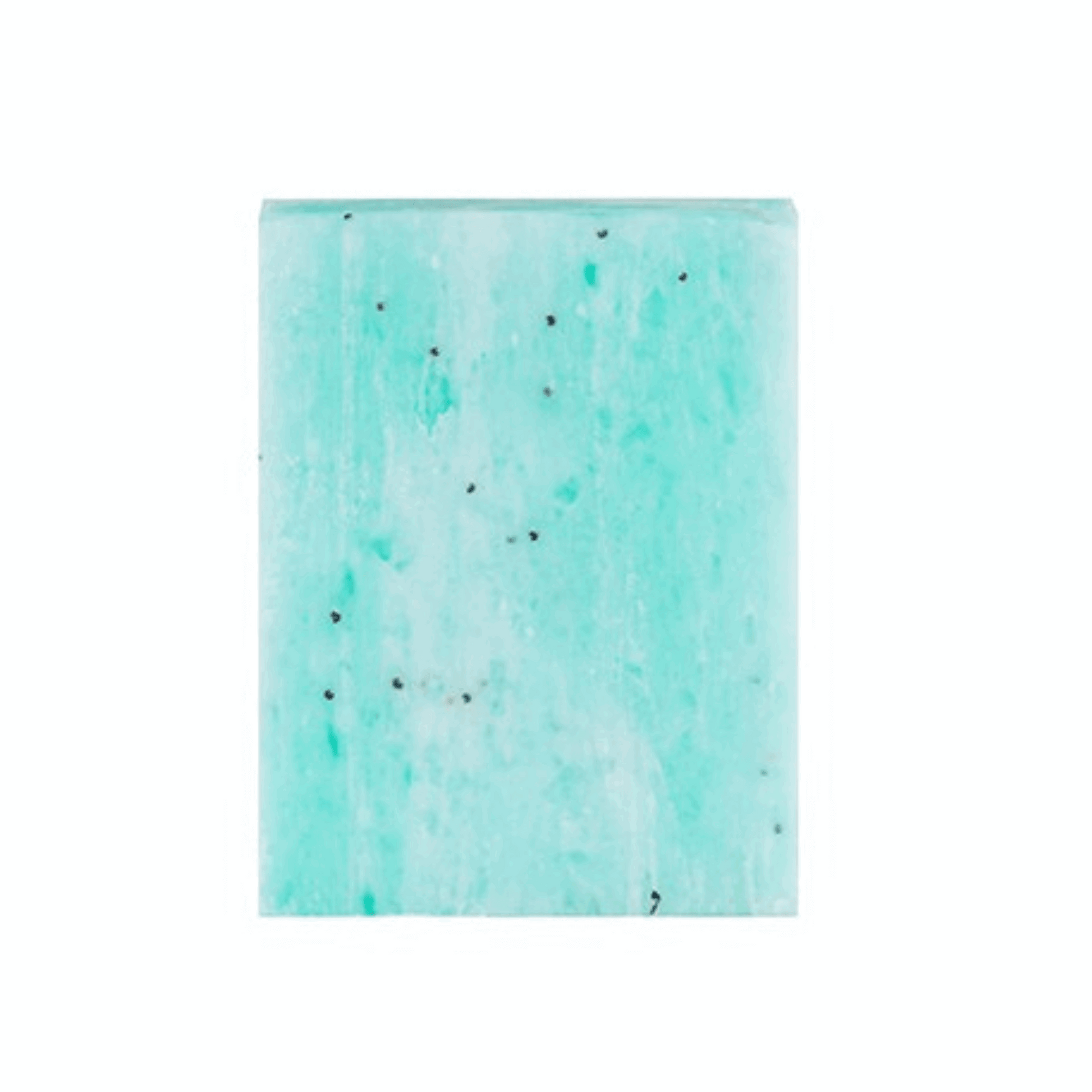 Miara Essence Aloe Vera Natural Soap bar in soothing turquoise color, perfect for sensitive skin.