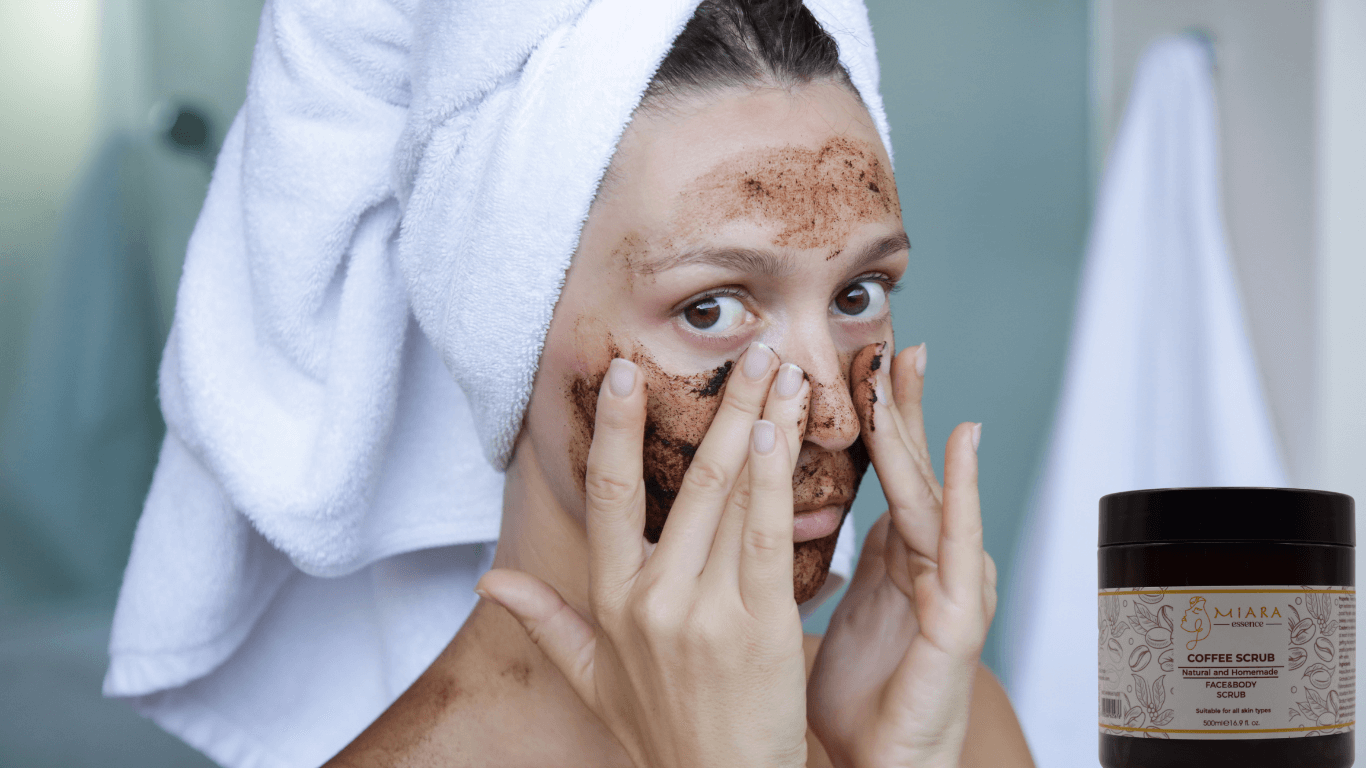 Scrub for stretchmarks and de tan 