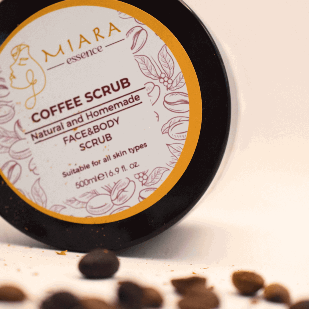 Organic coffee scrub for dead skin removal