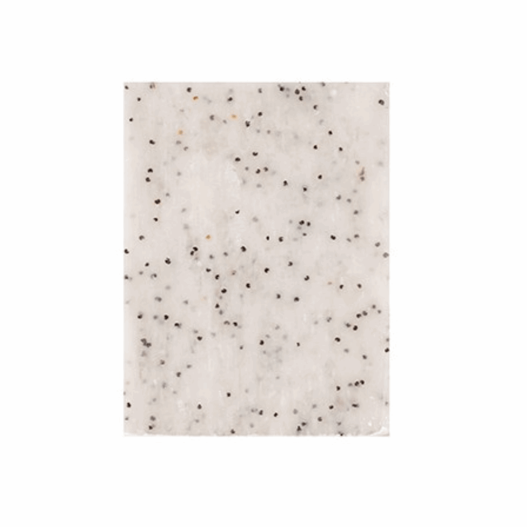 Natural Face Scrub Soap, Miara Essence Natural Soap  on a white background