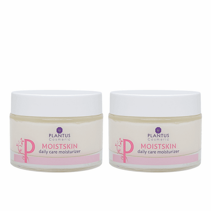 Plantus MoistSkin Daily Care Moisturizer jars for intense hydration and daily skin care