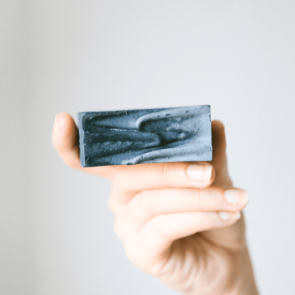 Activated Charcoal Soap helps clear out your clogged pores and gives your skin a little love , improving skin elasticity with every wash.