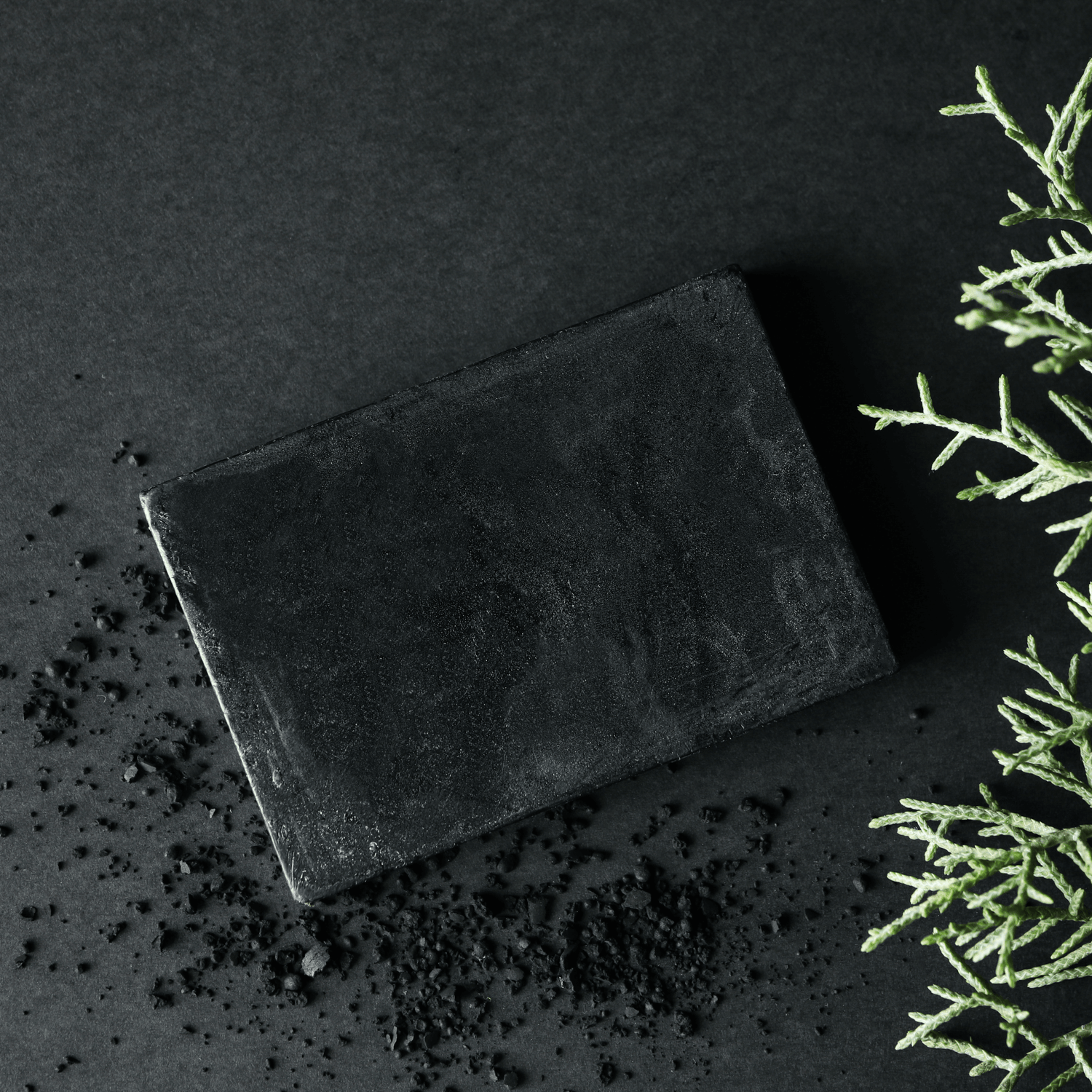 Organic soap with activated charcoal