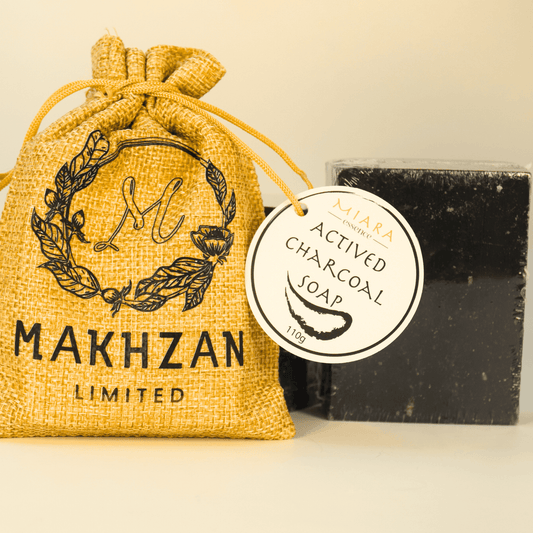 Miara Essence Activated Charcoal Soap – Detoxifies Skin 