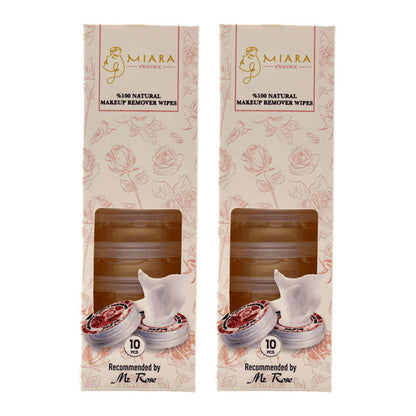 Natural Facial Makeup Remover Wipes